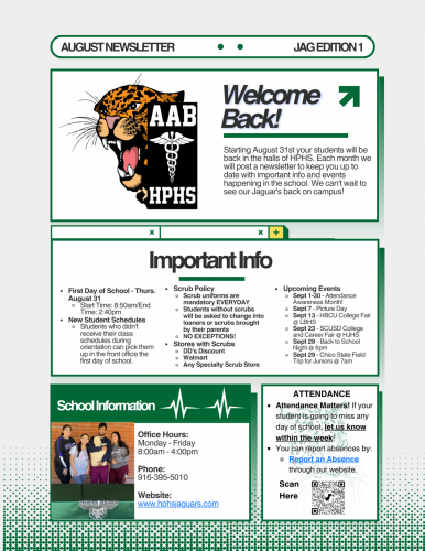 August Newsletter